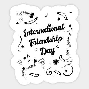 International Friendship Day Sticker